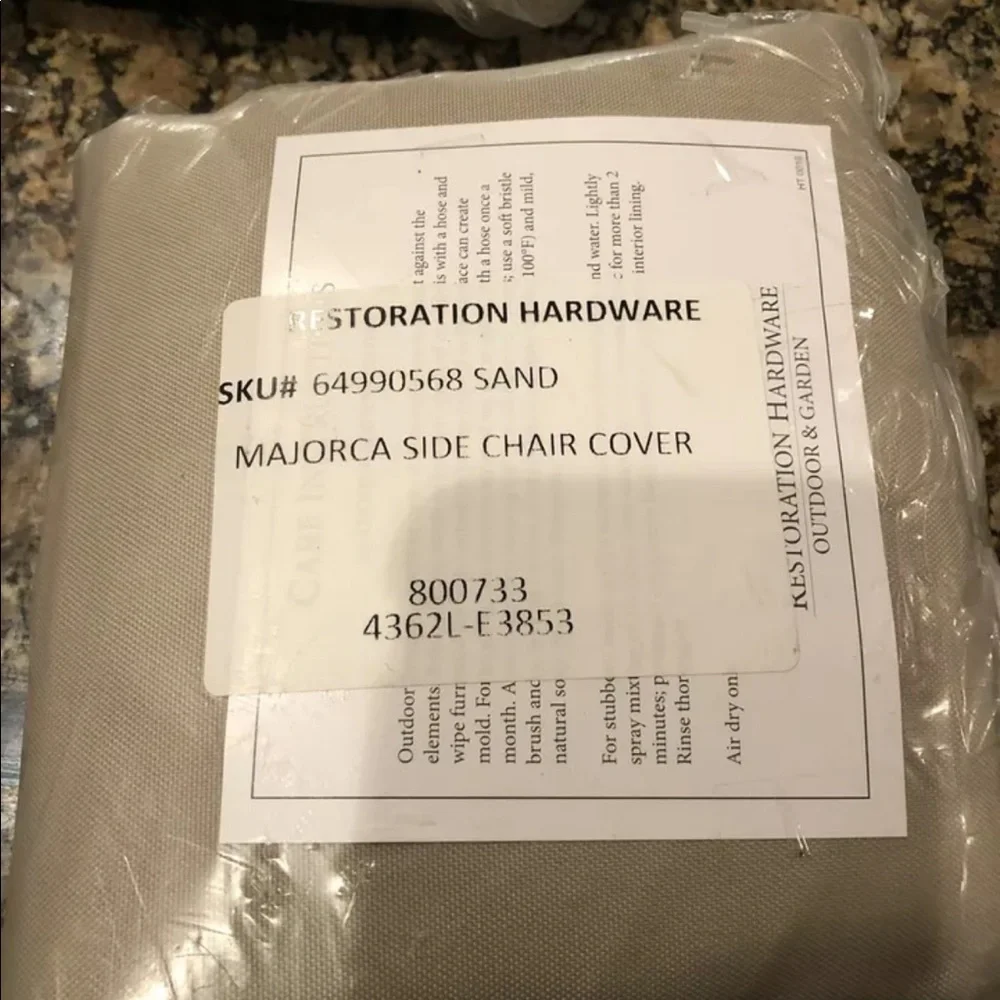 Restoration Hardware side chair cover new price firm